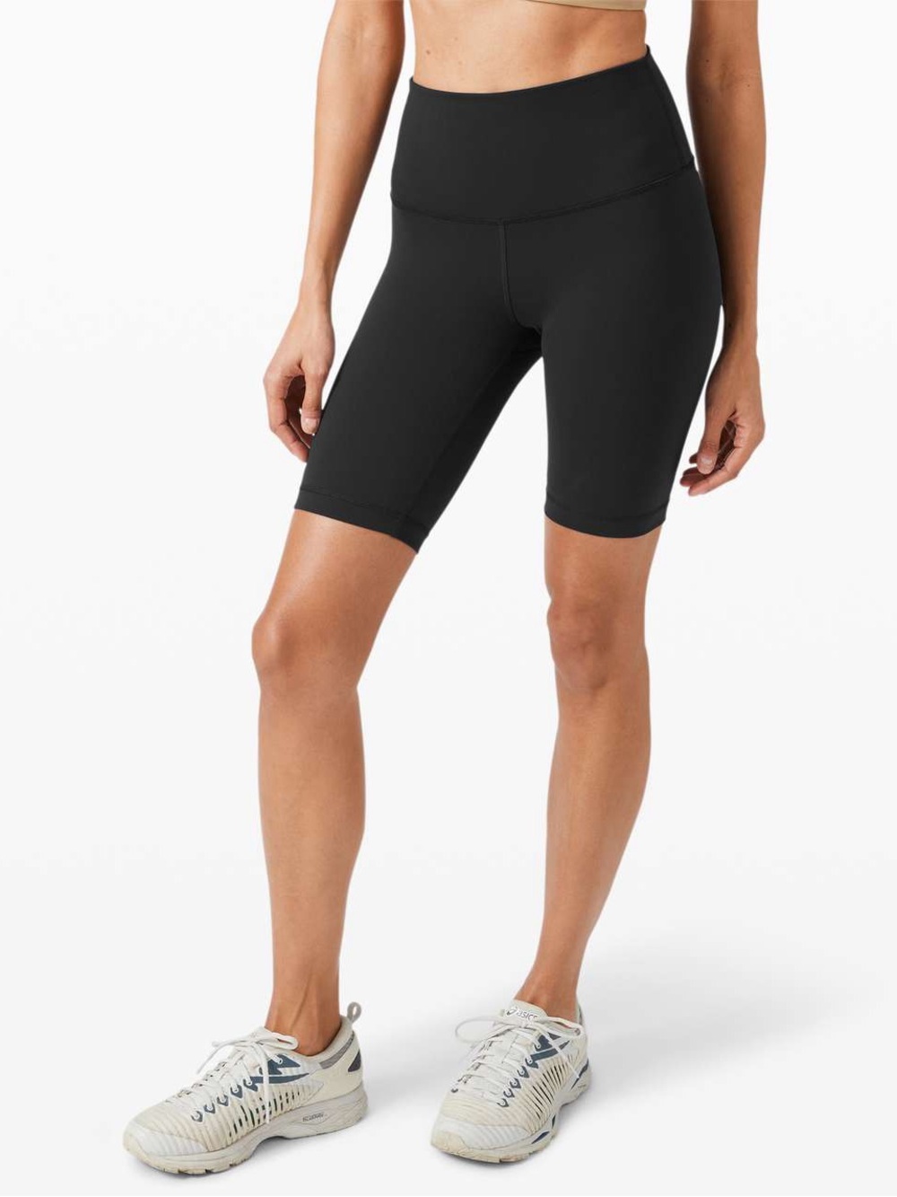 Lululemon Wunder Train High Rise Short 8" size 6 in Black